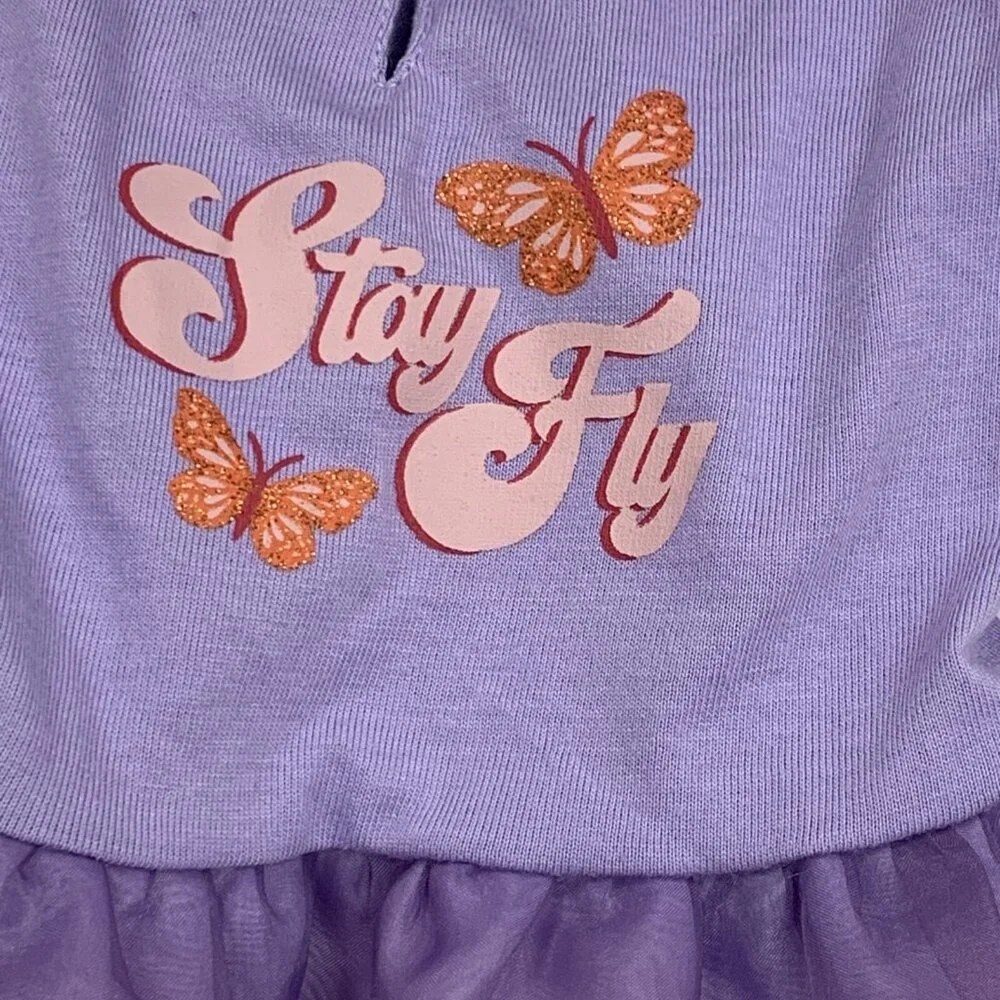 Youly Pet Dog Dress The Free Spirit XS Lavender‎ & Orange Cotton/Polyester